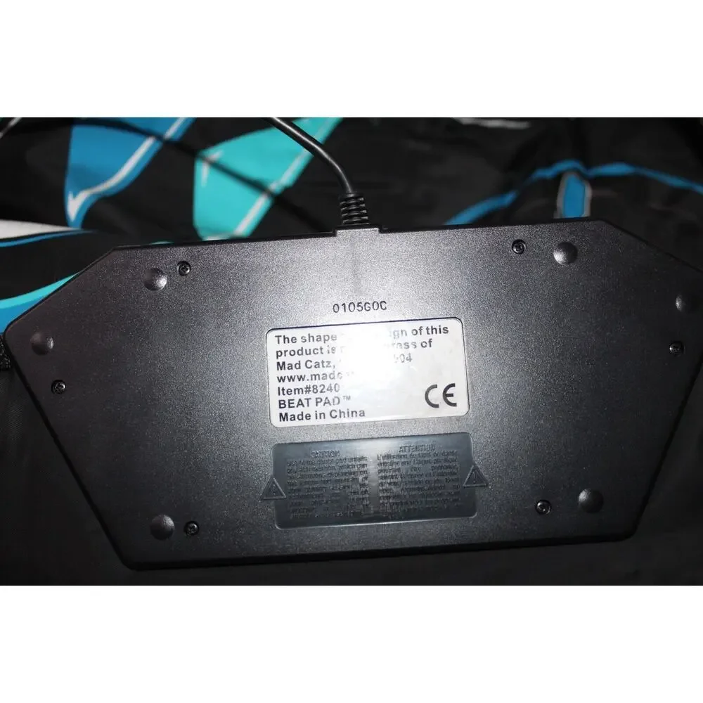 Mad Catz Dance Revolution Mat Beat Pad 8240 PS2 Video Game Controller Attachment